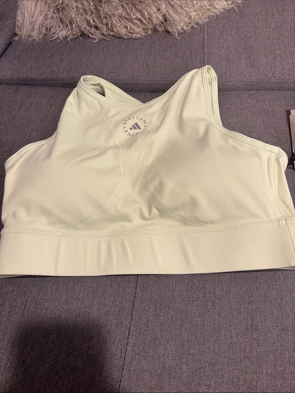 Adidas by Stella McCartney Pale Mint High-Impact Sports Bra NWT Size‎ L